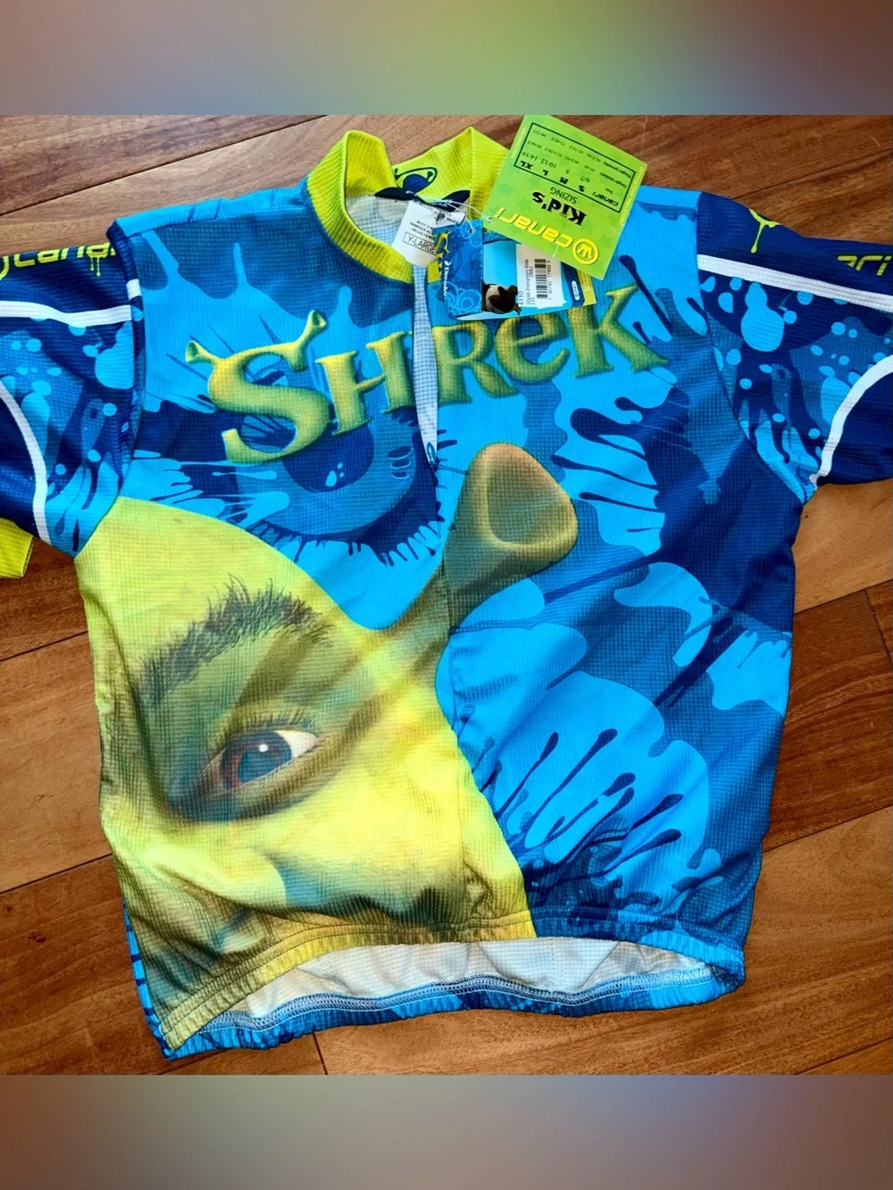 Canari Shrek Cycling Jerseys - Youth Medium & Youth Large (NWT)